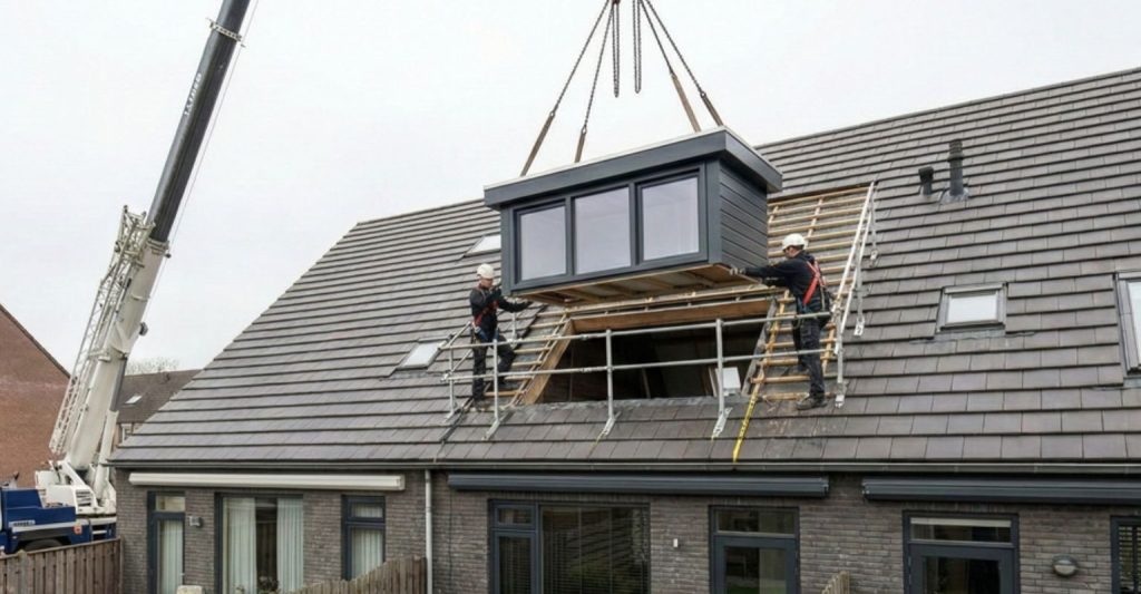 Dakkapel in Ede - Prefab dakkapel